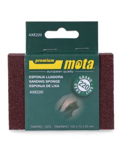 Lija de esponja alumina grano 220 axe220 mota