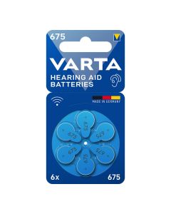 Pila para audífonos varta hearing aid batteries 675 (blister 6 unid.)