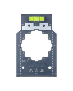 Plantilla para marcar y alinear, para medidas de 71 y 91mm 5975000 wolfcraft