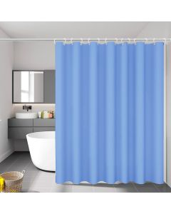Cortina de baño basic azul 140 x 180 cm