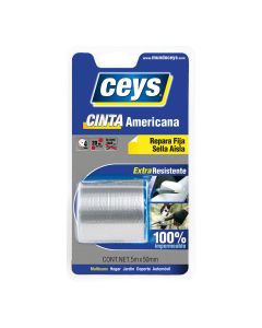 Ceys cinta americana plata blister 5m x 5mm 507601