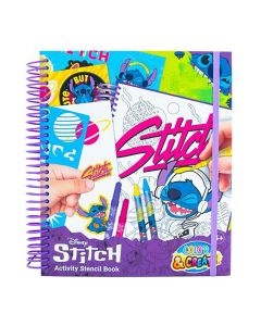 Libro dibujo y actividades stitch