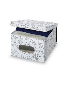 Caja guarda ropa vinilo l bon ton 39x50x24cm