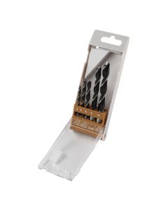 Juego de brocas espirales para madera cv de 5 piezas ø4,10mm 8458000 wolfcraft