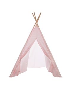 Tipi rosa con funda de almacenaje 160x120x120cm