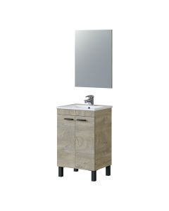 Mueble 50 2 puertas + espejo koncept