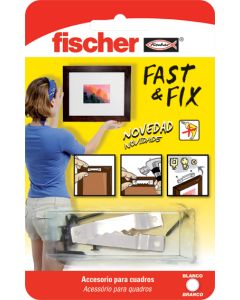 COLGADOR CUADROS 534845 FAST&FIX RECT.BL