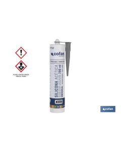 SILICONA ACÉTICA UNIVERSAL 280 ML TRANSLÚCIDO COFAN