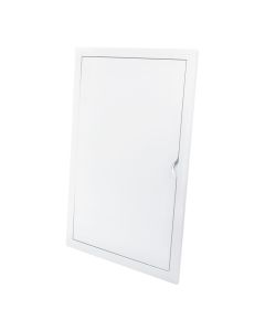 Tapa de registro rectangular empotrable abs 25x40cm blanca