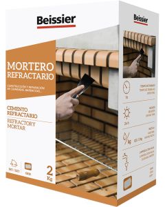 MORTERO REFRACTARIO POLVO 2KG