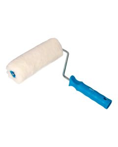 Rodillo profesional acrilico 23cm pelo largo especial para pinturas en fachadas y muros de cemento. edm