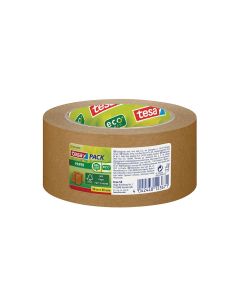 Cinta de embalar de papel ecológica extrafuerte 50m x 50mm tesa
