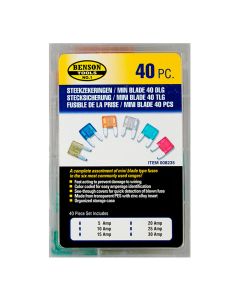 Juego 40 mini fusibles para coche