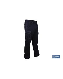 PANTALÓN DE TRABAJO TIPO DENIM MODELO GRASBERG 240 GM2 AZUL TALLA 58 COFAN