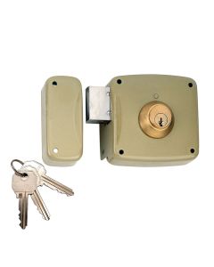 Cerradura sobreponer con cilindro 5124a entrada 120mm. mano izquierda 95124ahe12i lince