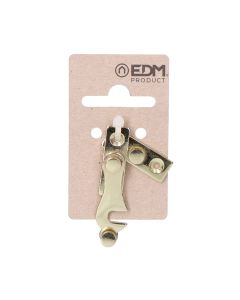 Aldaba mano derecha h laton 4cm edm