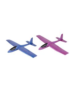 Avion planeador de porexpan 84x66x14cm colores surtidos