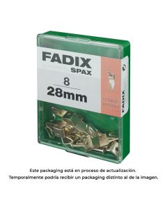 Caja m 8 unid. cuelgacuadros hansafix 28mm fadix