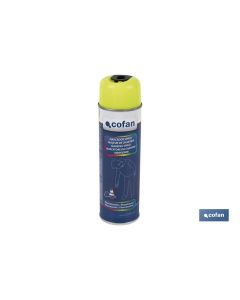 MARCAJE DE OBRA FLUORESC. AMARILLO 500ML COFAN