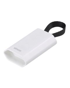 Base móvil 2p+tt schuko salida frontal 10 a 250 v~ facil extraccion blanca