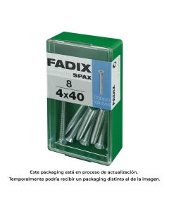 Caja s 8 unid. tornillo metrica cp m 4x40mm fadix