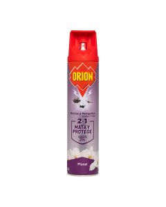 Insecticida aerosol moscas y mosquitos con aroma floral 600 ml