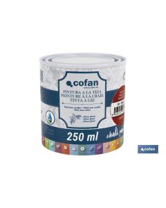 PINTURA A LA TIZA, CHALK PAINT, ROJO CEREZA 250 ML COFAN