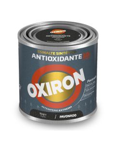 Esmalte sintético metálico antioxidante oxiron pavonado negro 250ml titan 5809046