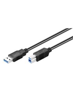 Cable usb 3.0 a-b 2m negro