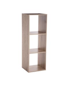 Estanteria madera para 3 cajas organizadoras 100,5x34,4x32cm astigarraga