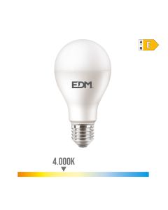 Bombilla standard led e27 15w 1900lm 4000k luz dia ø6,8x12,8cm edm