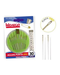 Blister 30 agujas punta oro extra hidalgo modelos surtidos