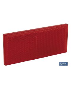 CATADIÓPTRICO RECTANGULAR ROJO 79 X 35 MM ADHESIVO COFAN