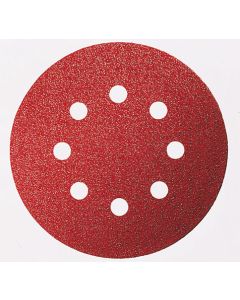LIJA DISCO 8 PER.C/VEL.125X800 G080 BL5