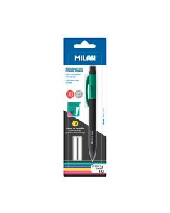 Blister con portaminas pl1 0,5mm + 2 gomas milan colores / modelos surtidos