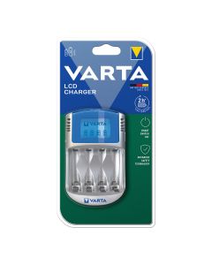 Cargador varta sin pilas lcd 220v, 12v y usb