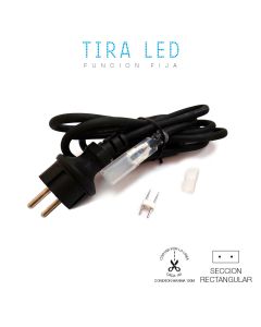 Kit conexion a corriente 220v 1,5m para tira de led edm