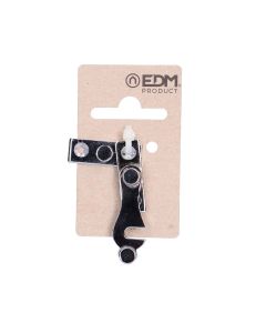 Aldaba mano izquierda h cromo 4cm edm