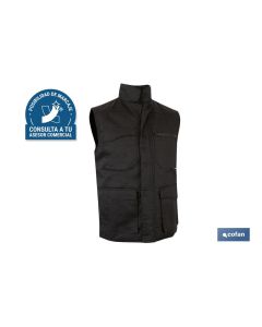 CHALECO MULTIBOLS. ACOLCHADO COLT 245gmsm NEGRO T-XXL COFAN