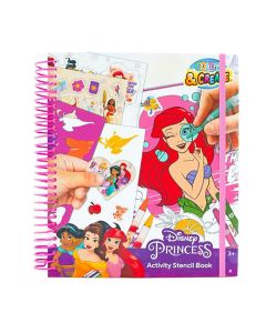 Libro dibujo y actividades princesas