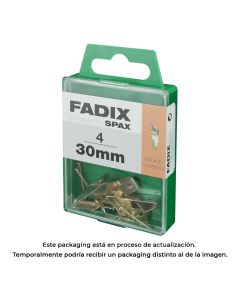 Caja m 4 unid. cuelgacuadros hansafix 30mm fadix