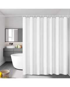 Cortina de baño basic blanca 140 x 180 cm