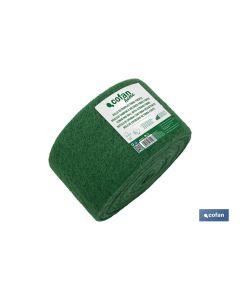 ROLLO ESTROPAJO FIBRA FUERTE VERDE 14X6 M COFAN