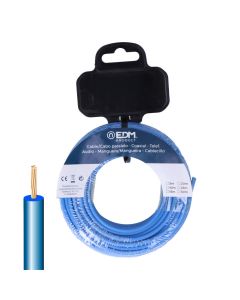 Carrete cablecillo h07z1-k 6,00 mm² azul, 15 m