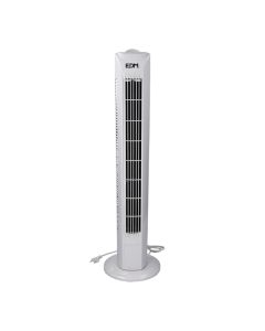 Ventilador de torre. potencia: 45 w, blanco 21 x 78 cm