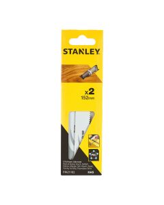 Pack 2 hojas de sierra de sable 15,2cm corte fino sta21192-xj stanley