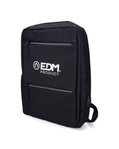 *merchandising* mochila de oficina negra pierre delone edm