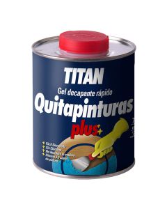 Gel decapante quitapinturas plus 0,750l titan 05d000134