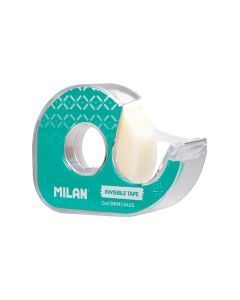 Blister cinta adhesiva invisible 19mm x 33m con dispensador milan