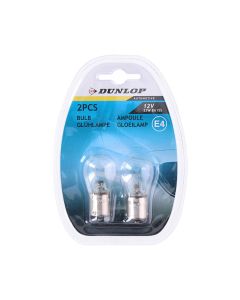 Pack 2 bombillas 12v 21w recambio coche dunlop